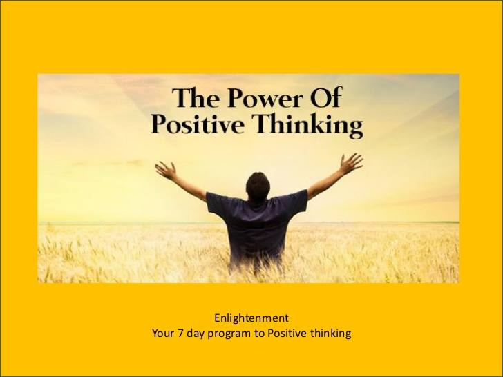 Your 7 days program to Positive thinking