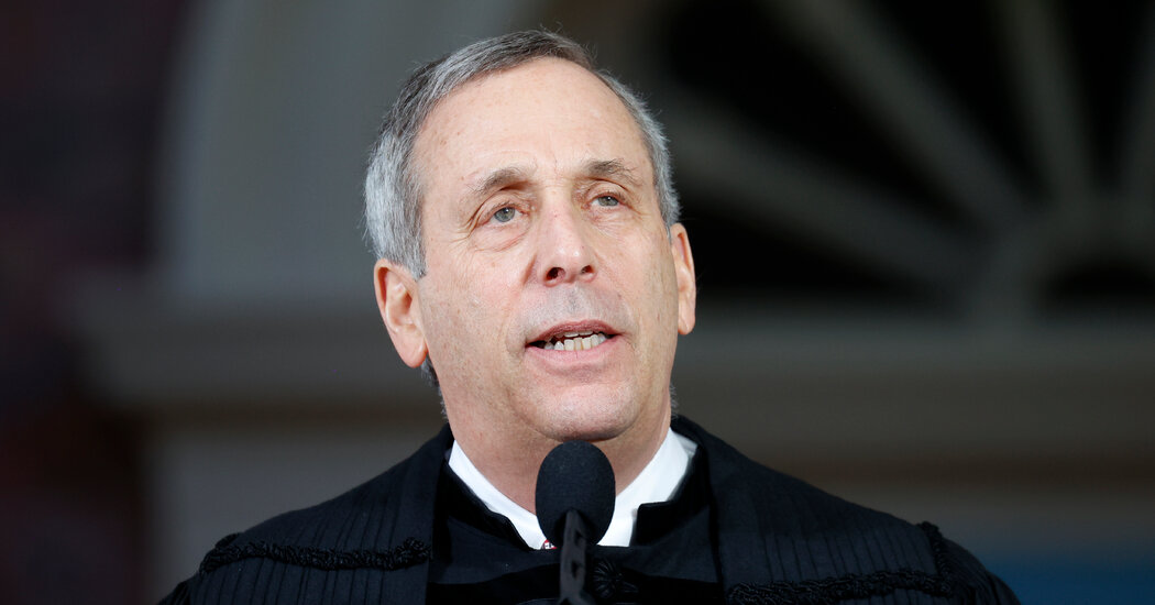 Harvard’s President, Lawrence Bacow, Will Step Down Next Year
