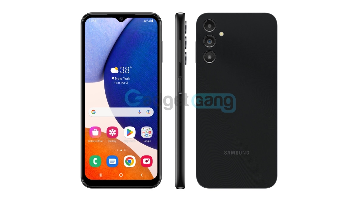 Samsung Galaxy A14 5G Press Render Leaked, Tipped to Get 50-Megapixel Main Camera