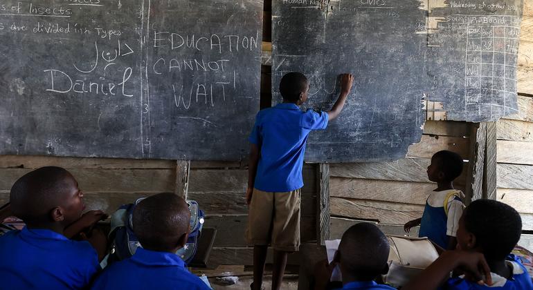 78 million children don’t go to school at all, warns UN chief in call for action